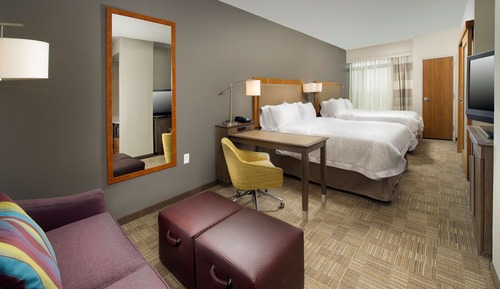 Studio, 2 Queen Beds, Non Smoking, Refrigerator & Microwave