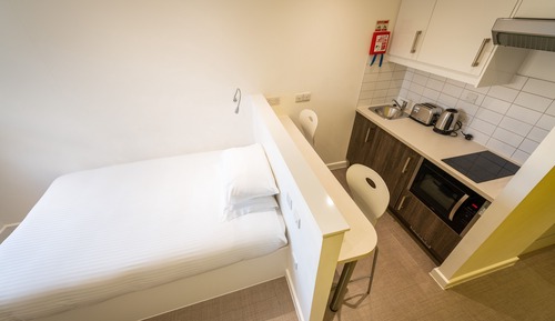 Basic Studio Room with 3/4 Double Bed