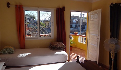 Family Triple Room, Multiple Beds, Smoking, City View