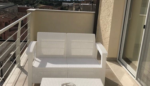 Superior Quadruple Room, 1 Queen Bed with Sofa bed, Non Smoking, Sea View