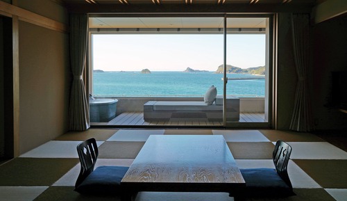 Japanese Style Quadruple Room, Non Smoking, Open air-Bath