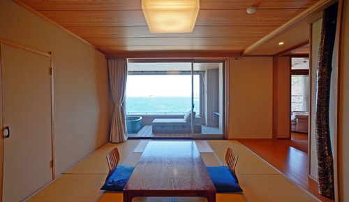Standard Twin Room with Sea View, Non Smoking, Open air-Bath