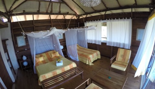 Luxury Bungalow, 1 Bedroom, Smoking, Sea View (Loft)