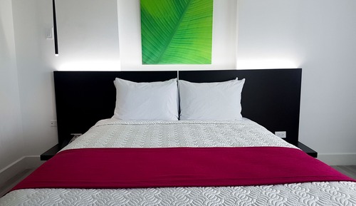 Two Bedroom Penthouse Loft Suite with Balcony and Kitchenette