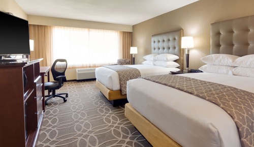Deluxe Room, 2 Queen Beds, Refrigerator & Microwave