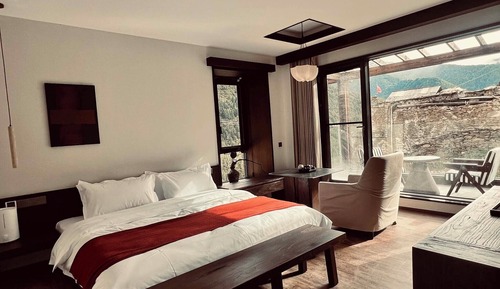 Standard Double Room, Balcony, Hill View