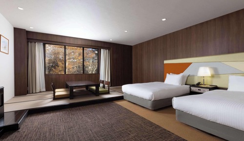Standard Room (Japanese-Western Style. 2 Twin Beds and 2 Futon Beds)