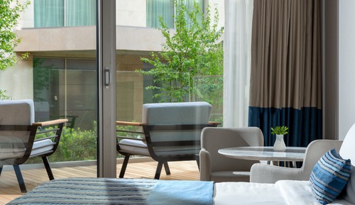 Junior Suite, 1 King Bed, Terrace, Sea View