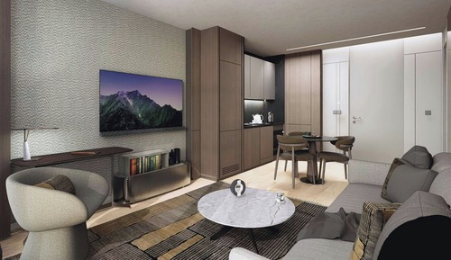 Apartment, 2 Bedrooms, City View