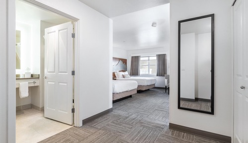 Standard Room, 2 Queen Beds, Non Smoking, Refrigerator & Microwave