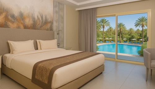 Deluxe Double or Twin Room, Pool View