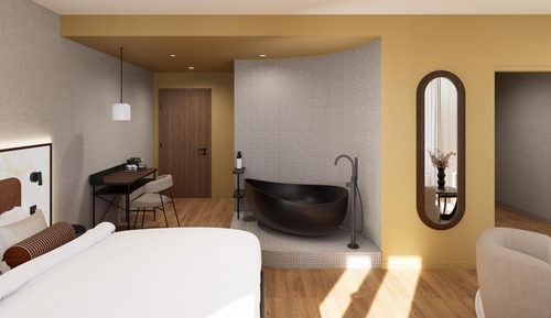 Junior Suite, 1 King Bed with Sofa bed