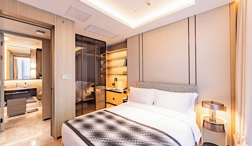 Executive Apartment, Kitchen, City View