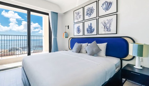 Premium Apartment, 1 King Bed with Sofa bed, Kitchen, Ocean View