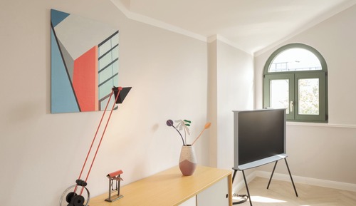 Deluxe apartment with 2 bedrooms, sauna, and balcony or terrace