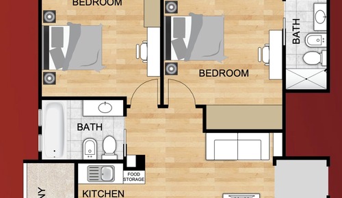 Family Apartment, 2 Bedrooms, Sea View