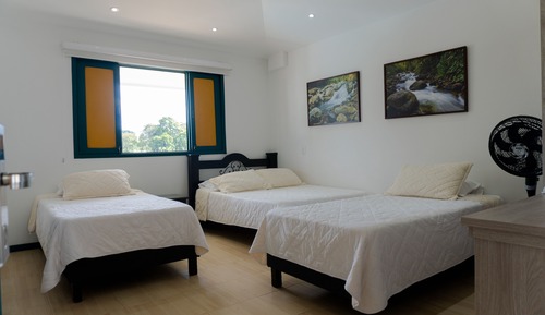 Comfort Quadruple Room, Garden View