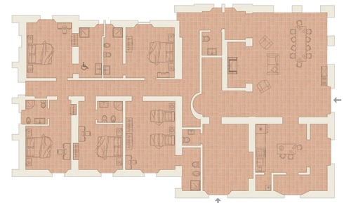 Superior Condo, 5 Bedrooms, Patio, Garden View