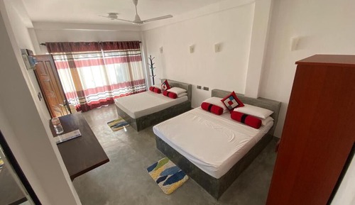 Standard Double Room Single Use, Balcony, Mountain View