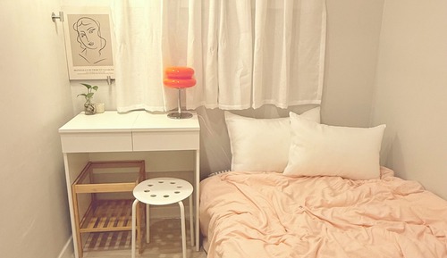 Basic Single Room, 1 Large Twin Bed, Non Smoking, Private Bathroom