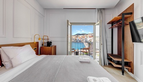 Luxury Double or Twin Room, 1 Queen Bed, Balcony, Sea View