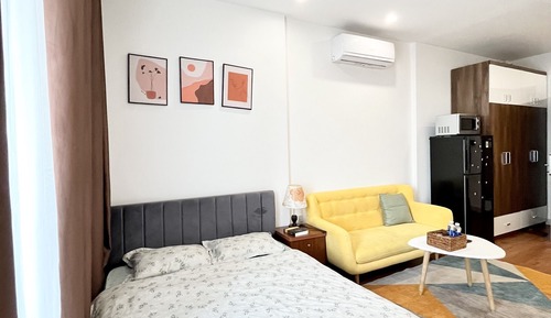 Superior Studio, 1 Queen Bed, Kitchen, City View