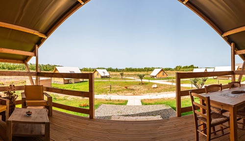 Premier Tent, Garden View