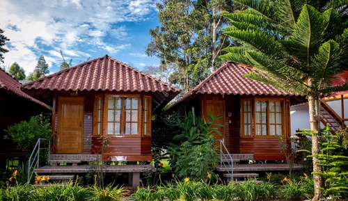 Comfort Cabin, Garden View