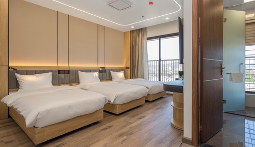 Deluxe Triple Room, Balcony, City View