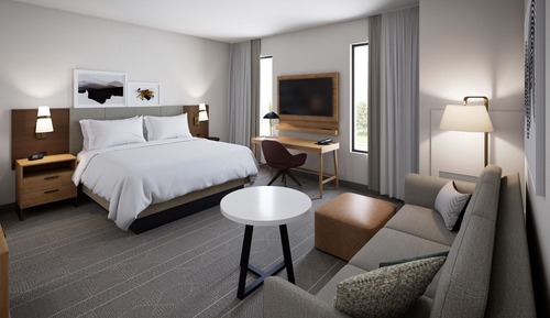 Studio Suite, 1 King Bed, Kitchen