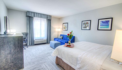 Room, 1 King Bed, Non Smoking, Refrigerator & Microwave