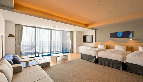 Deluxe Room, 3 Bedrooms, Balcony, Ocean View (with Kobe Suma Sea World tickets)