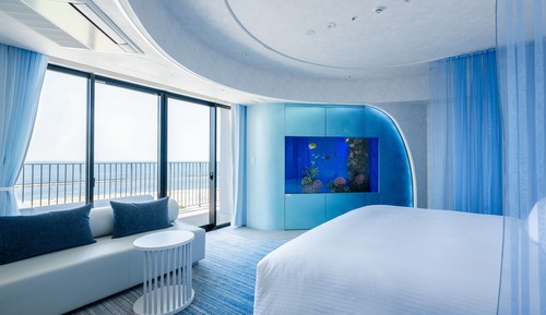 Premier Room, 1 King Bed, Balcony, Sea View (with Kobe Suma Sea World tickets)