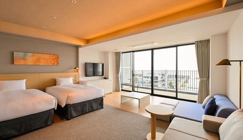 Twin Room, Balcony, Ocean View (with Kobe Suma Sea World tickets)