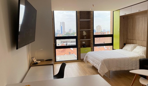 Business Apartment, 1 Queen Bed, Kitchen