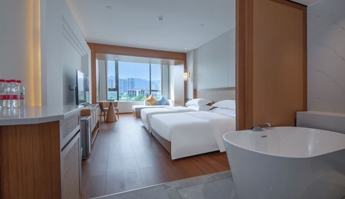 Deluxe Room, 2 Twin Beds, Non Smoking, River View