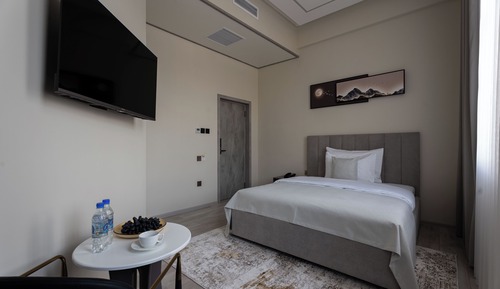 Basic Single Room, Courtyard View