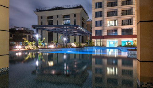 Deluxe Apartment, 1 King Bed, Kitchen, City View