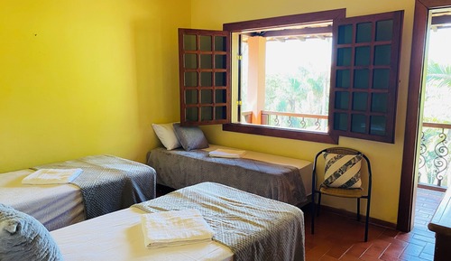 Classic Quadruple Room, Balcony, Garden View