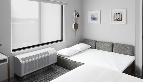 Studio, 1 King Bed with Sofa bed, Non Smoking (Hearing Accessible)