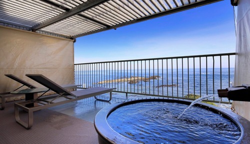 Superior Twin Room with Private Terrace and open-air bath, Non Smoking