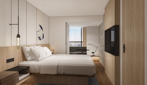 Standard Room, 1 King Bed, City View