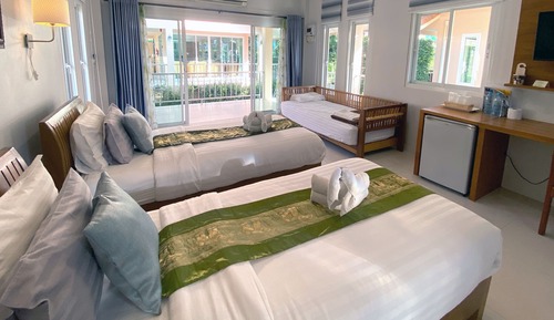 Bungalow, 3 Twin Beds, Accessible