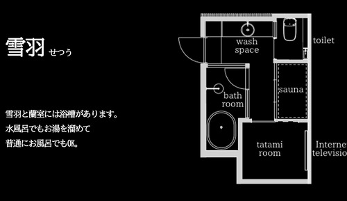[SETSUU] Japanese-style room with private sauna and bathroom Non Smoking