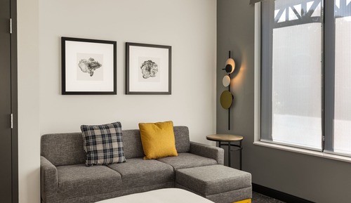 Studio, 1 King Bed with Sofa bed, Non Smoking