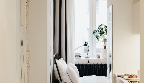 City Apartment, 1 Double Bed, Kitchenette, Courtyard View