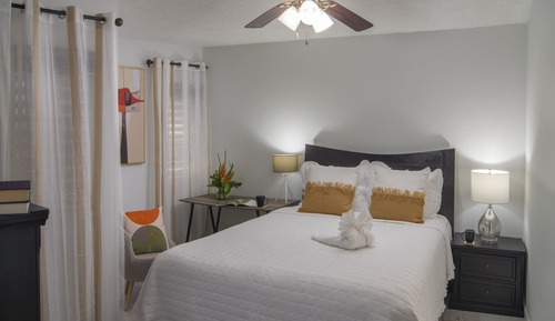 Junior Cottage, 2 Bedrooms, Kitchen, Garden View