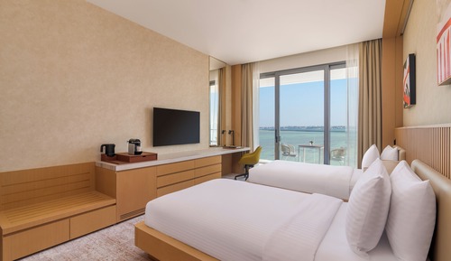 Deluxe Twin Room, 2 Twin Beds, Sea View