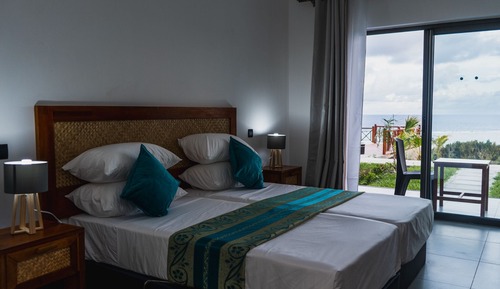 Deluxe Room, 2 Twin Beds, Non Smoking, Sea View