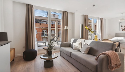 Studio Apartment with sofa bed + terrace